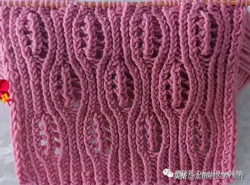 針織作品 40個美麗的針織針跡設計圖案